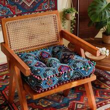 1pc Non-Slip Bohemian Moroccan Round Meditation Floor Cushion Pillow, Multi-Functional Home Decor Chair Pad For Living Room Bedroom Office Gaming Chair - Multicolor - View 10