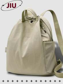 Anti-Theft Nylon Rucksack Women's Backpack Multi-Pocket Commuter Bag Large Capacity Minimalist School Bag Lightweight Travel Bag Multifunctional Work - Multicolor - View 15
