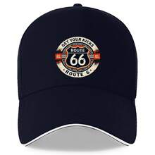 Ships In 24 Hours (DE/FR/ES/IT) | Retro "GET YOUR KICKS" Urban Culture Logo Cap – Lightweight, Durable, Adjustable Polyester | Unisex, Stylish, Casual, All Seasons - B - View 10