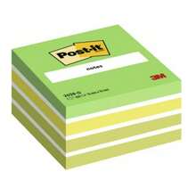 campus Bloc Notas Adhesivas Post-It 76 x 76 mm Verde Pastel 450 Hojas. Colores: verde, verde neón, 2 verde intenso y blanco. Medidas: 76x76 mm. - Verde pastel 450 hojas - Ver 1