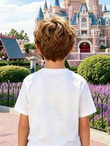 Disney Boys' "Toy Story" "Birthday Star" T-Shirt - Featuring A Crew Neck And Cartoon Print Design, A Casual Top Perfect For Kids. - White - View 2