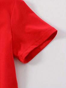Women T-Shirts - Red - View 4