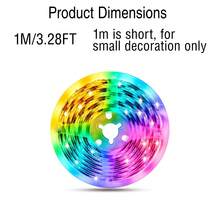 Lampu Strip LED RGB Pintar 3,28-98,4 kaki, Lampu Berubah Warna Sinkronisasi Musik, Dengan Aplikasi dan Kontrol Jarak Jauh 44 Tombol, Cocok untuk Kamar Tidur, Ruang Permainan, TV, Dekorasi Pesta - 3535RGB - View 13