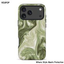 VESPOP Y2K 双层防震手机壳，亮面设计，色彩鲜艳，兼容 17/16/15/14/13 Pro Max、Galaxy S26/S25/S24 Ultra、Pixel 10/9/8 Pro - 混合色1 - 查看 1