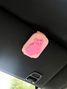 可愛熊車用眼鏡夾，時尚車用遮陽板眼鏡架，多功能眼鏡夾與收納 - 小熊 - 查看 13