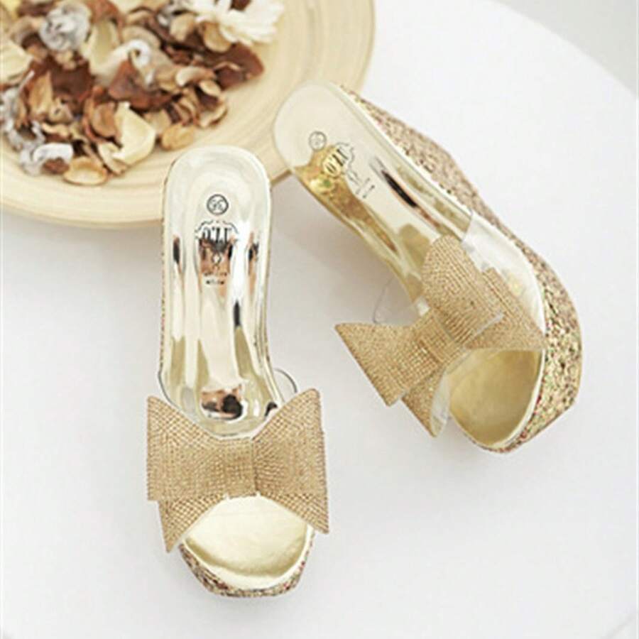 Women Platforms & Wedge Sandals - Gold - View 1