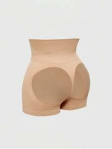 1pc Tummy Control Panties, Tight Shaping Pants, Butt Lift, High Waist, Abdominal Binding, Plus Size, Body Shaping, Women's Fitness Tight Pants Fall - Beige - View 5