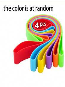 1/4pcs Durable Anti-Break Beach Towel Clips, Non-Electric, Random Sky Blue, Light Pink, Light Green, Dark Green, Grey, Orange, Black, White, Purple, Red, Yellow, Blue, 4 Colors, With Elastic Band - Windproof And Anti-Break, Excellent Elasticity, Suitable For Pool Parties, Cabinet Storage, Beach Use, Cruise Parties And Outdoor Activities, Material Handling Accessory, Essential For Beach And Office - A - View 11