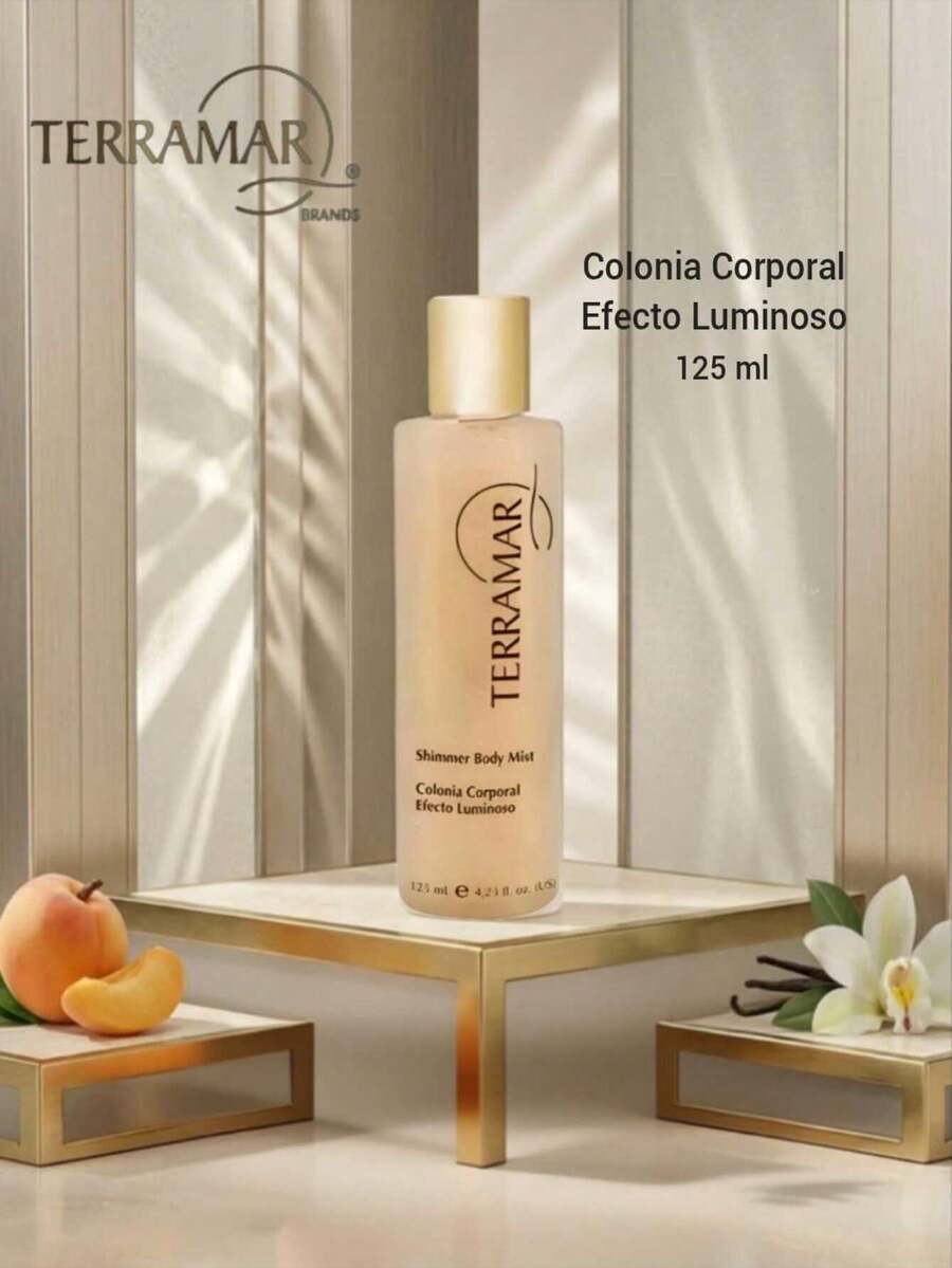 TERRAMAR BRANDS Colonia Corporal con efecto luminoso, 125 ml, fragancia frutal - Afrutado oriental - Ver 1