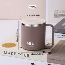 304 Stainless Steel Drinking Cup Portable Coffee Mug Double Layer Cup For Cold And Hot Drinks Sealed Reusable Tumbler - Multicolor - View 12