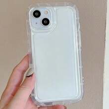 CteGlodrix 透明手機殼，適用於 iPhone 17 Pro Max 16 E 15 14 13 Mini 12 Mini 11 7 8 Plus XS XR XS Max，防摔氣囊保護殼， 17 Pro Max 殼 17 Pro 殼 17 殼 16 殼 - 無色 - 查看 13