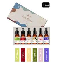 6 件套香薰精油套装 - 1 薰衣草、1 樱花、1 茉莉、1 白茶、1 玫瑰、1 丁香、扩散器、蜡烛、香薰石、加湿器、汽车扩散器、补充油、万圣节礼物 - 玫瑰紅 - 查看 8