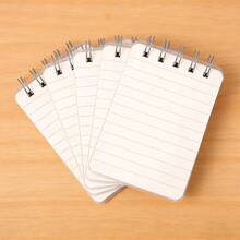 3pcs Mini Flip Pocket Notebooks - 80 Sheets 160 Pages, Portable Grid Line Double Page Design, Memo Paper Quality, Suitable For Students, Professionals, Scheduling And Instant Organization, Minimalist Style, Premium Material - Lined/Grid/Blank Options - one-size - View 6