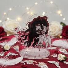 8cm Mini Acrylic Stand Ivan Mizi Till, Anime "Alien Stage" Character Cosplay Stand, Cute Character Display Rack, Manga Merchandise, Creative Gift, Handmade Craft, Office Supplies, Desk Decoration, Perfect Gift For Girls, For Teen - A - View 7