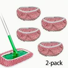 Floor Mop Pad, Washable Wetland Board Cloth, Very Suitable For Floor Cleaning, Reusable, Ultra-Fine Fiber Wet Dry Dual-Use Floor Cloth - A - View 4