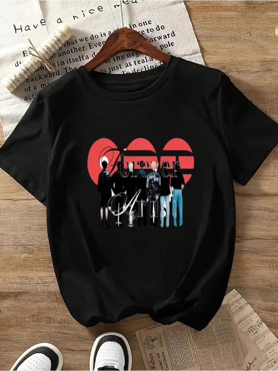 Women T-Shirts - Black - View 1