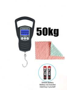 [Bestselling Product] 50kg Large Capacity Portable Pocket Scale, Handheld Electronic Scale, Easy To Store, High-Definition Display, Multiple Unit Switching, Suitable For Shopping Malls, Luggage Check-In, And Other Scenarios. Battery Not Included. - Multicolor - View 11