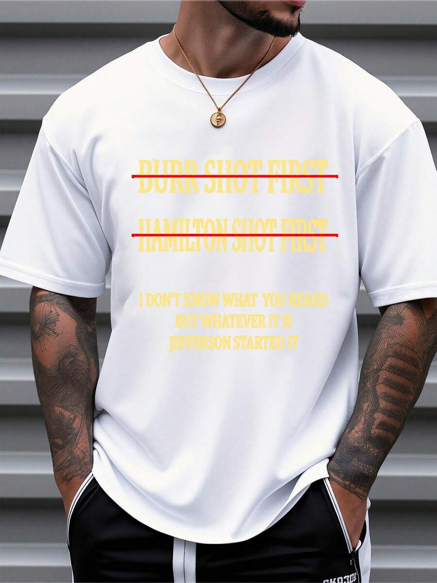 T-Shirts Hommes - Blanc - Voir 1