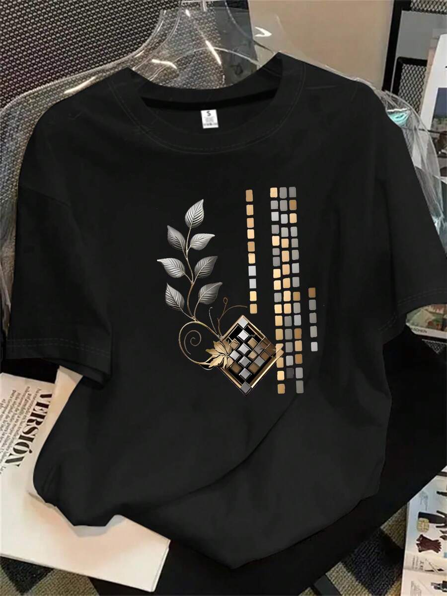 Halloween Graphic T-Shirt - Black - View 1