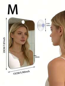 1 Cuộn Giấy Dán Gương Tự Dính - Chống vỡ, Có thể giặt, Thích hợp cho kính, gạch, tủ và các bề mặt nhẵn - Phong cách trang trí hiện đại, Có thể dùng để trang trí nhà cửa sáng tạo, Trang trí tường gương có lớp keo dính, Miếng dán tường, Gương mềm, Giấy dán tường tự dính, Gương toàn thân cho ký túc xá, sàn và tường, Trang trí phim phản chiếu, Thích hợp cho kính/gạch/ký túc xá/quán bar/KTV/phòng ngủ/Ngày lễ tình nhân/Ngày của Mẹ/Tiệc lễ - Một cỡ - Xem 19