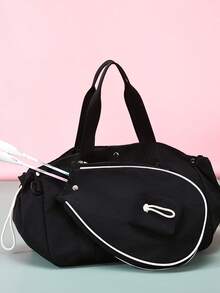 [Dry & Wet Separation]Large Capacity Badminton Bag, Wear-Resistant Fitness Sports Racket Bag, Adjustable Shoulder Strap Hand-Carry Crossbody Bag, Multi-Function Training Commute Travel Bag, Holiday Gift For Badminton Friends - Multicolor - View 10