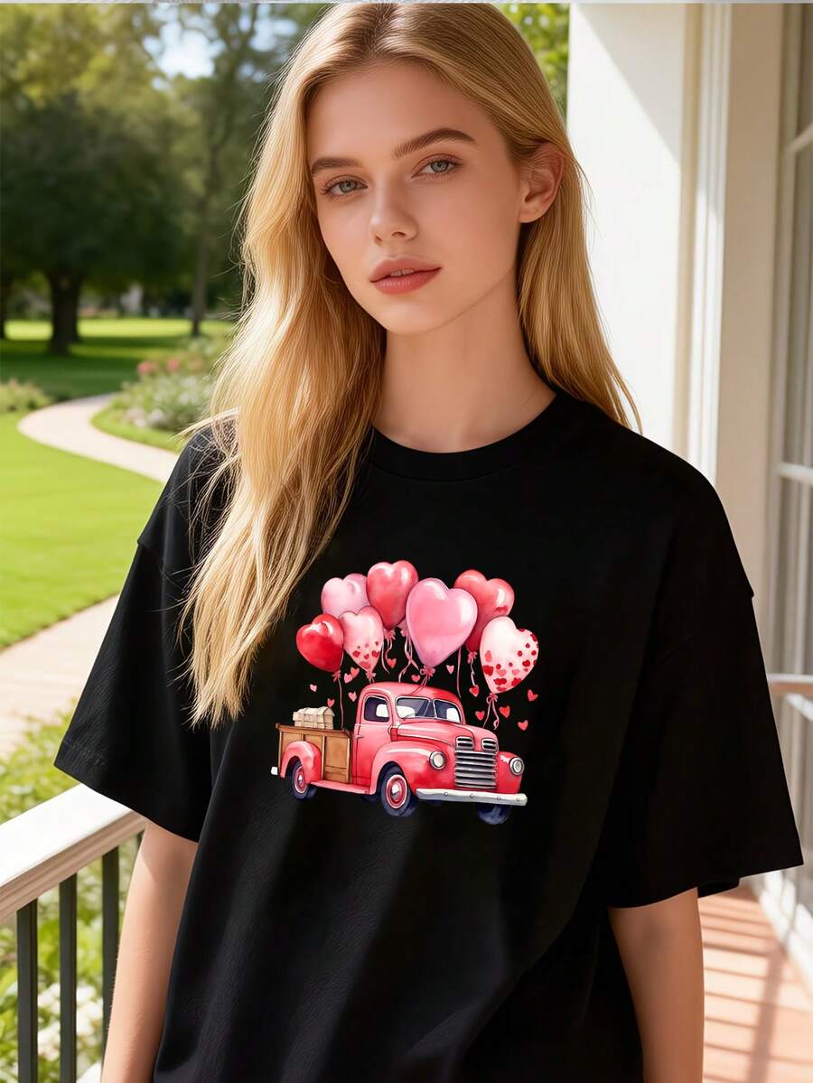 Women T-Shirts - Black - View 1
