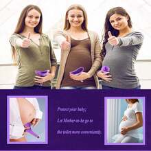 Aide à la miction pour femmes, entonnoir urinaire jetable pour uriner debout pour femmes, conception anti-fuite et anti-éclaboussures, urinoir de toilette hygiénique en silicone souple, convient aux femmes enceintes, camping en plein air, voyage, randonnée et urgences en cas d'embouteillage - Multicolore - View 2