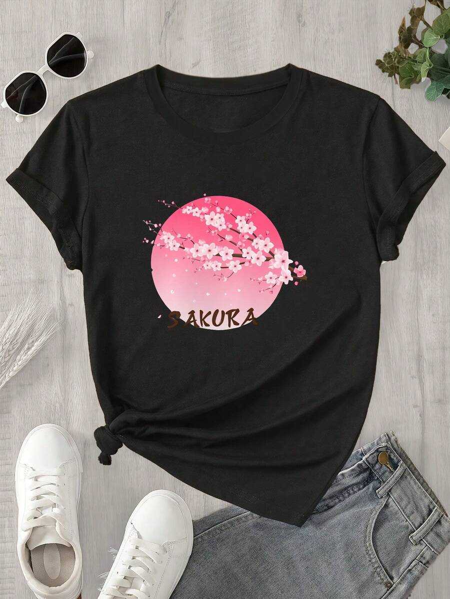 Halloween Graphic T-Shirt - Black - View 1