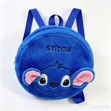Lilo & Stitch 3D 耐壓毛絨大容量後背包/單肩包，可調節肩帶，適合兒童、男孩女孩，適用於上學、工作與旅行，是絕佳禮物或配件 - A - 查看 5