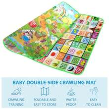 Crystals Kids Soft Foam Educational Game Play Mat - Green-2 - View 6