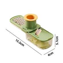 Manual Garlic Press And Mincer - Durable Plastic Material, Easy To Use, Multi-Functional Portable Garlic Press And Mincer, No Electricity Needed, Compact Design, Suitable For Kitchen Use - Multicolor - View 11