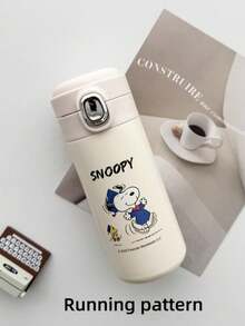 1pc Snoopy 300ml Stainless Steel Cup, Compact Cute Design, Minimalist For Outdoor/School, Keeps Drinks Cold - Multicolor - View 14