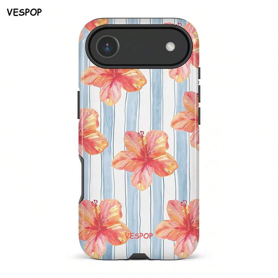 VESPOP Funda de teléfono con doble capa y resistente a golpes, diseño brillante, colores vibrantes, compatible con iPhone 17/16/15/14/13 Pro Max, Galaxy S26/S25/S24 Ultra, Pixel 10/9/8 Pro - Color mixto 1 - Ver 1