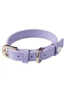 1pc Exquisite Handmade Dog Collar, Made Of Comfortable Microfiber Leather, Non-Choking Dog Supplies, Multi-Size Adjustable Neck Circumference, Sturdy Metal Buckle, Cute Pet Fashion Accessory For Cats And Dogs - Multicolor - View 19