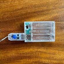 Kotak Baterai Konverter Daya Baterai ke USB, Tempat Baterai 3 AA dengan Port USB Female, Tempat Baterai Transparan, Cocok untuk Baterai 4.5V, Dapat Digunakan untuk Lampu Hias LED, Lampu Tirai, Lampu Neon, dll., Kompatibel dengan Colokan USB, Dilengkapi Tutup dan Saklar - Putih - View 8