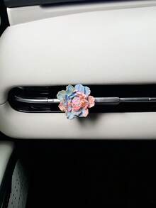 Creative Flower Car Air Vent Decor, Car AC Vent Clip Decoration, Auto Interior Accessories - Flowers - View 3