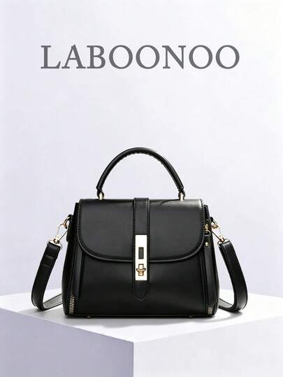 Nuevo bolso de hombro clásico y versátil de moda, bolso de compras retro y sencillo, bolso de mano, bolso de bandolera, de color liso, de piel de PU, bolso de mujer, diseño de nicho, sofisticado, apropiado para el trabajo, las compras diarias, las citas y salir