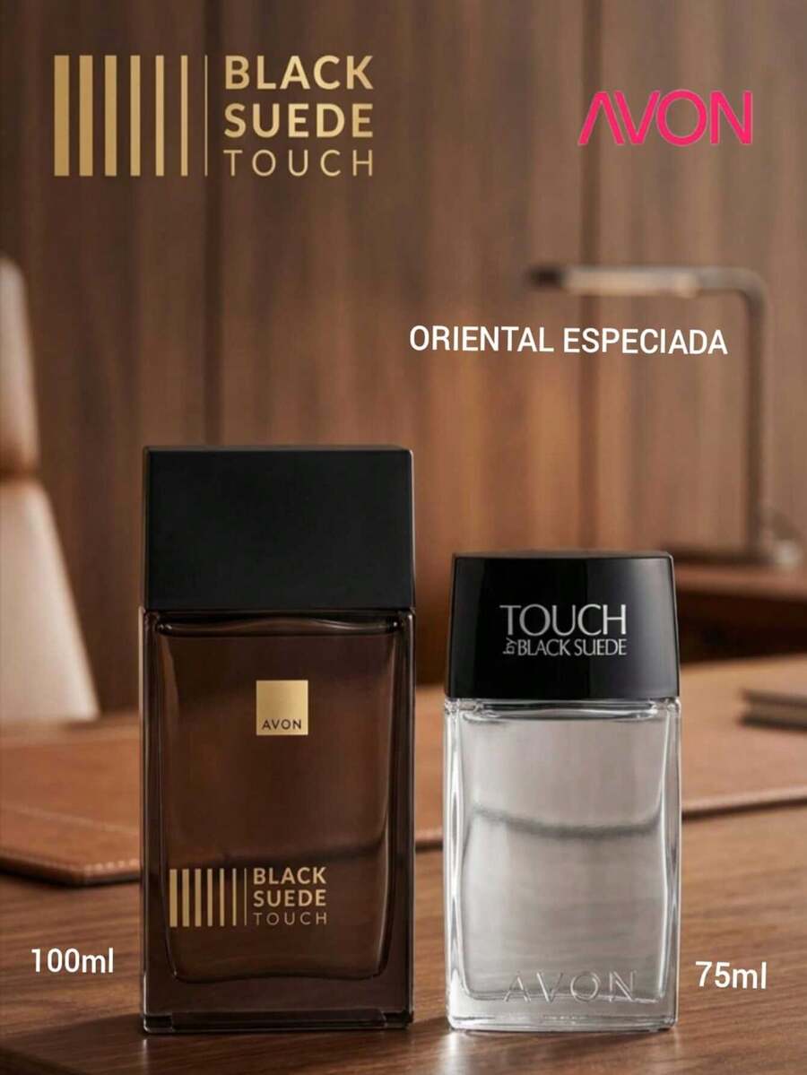 Avon Line Of Aromas, BLACK SUEDE, Cologne Spray For Men, AV, - Touch - View 1