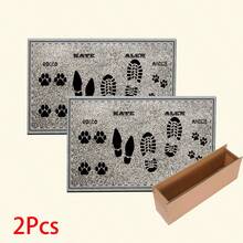 1pc, Home Decor, Parent-Child Family Style Pattern Print, Diatom Mud Carpet, Easy To Clean, 3D Print Rectangular, Suitable For Entrance, Living Room, Kitchen, Bedroom, Hallway, Bathroom, Laundry Room - Polyester Carpet, Suitable For Indoor And Outdoor Home Decor - Multicolor - View 12