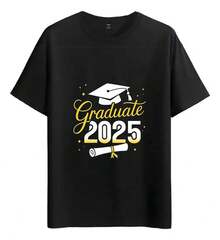 Tshirt Muscle Freaks Graduation 2025 Style T-Shirt - Black - View 1