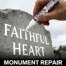 1pc Weather-Resistant White Marker, For Tombstone Inscriptions And Long-Lasting Markings, Back To School - Multicolor - View 4