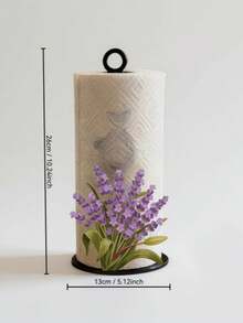 2D Floral Theme Design, Suitable For Kitchen Towel Rack, Bathroom Toilet Paper Holder, Multi-Functional Storage Rack And Sink Towel/Paper Holder - Multicolor - View 5