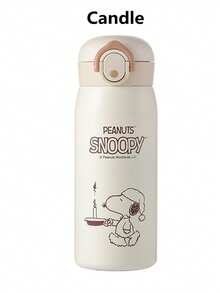 1個 SNOOPY 420ml 不鏽鋼真空保溫水瓶附茶葉濾網，極簡設計，適合戶外與車用攜帶 - 彩色 - 查看 14