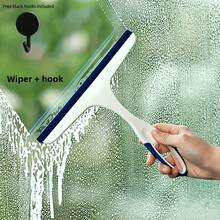 Set de 2 piezas (Escurridor de ducha + Gancho), Escurridor de limpieza para el hogar, Escurridor de ventanas, Escurridor de vidrio manual, Raspador de agua, Adecuado para puerta de ducha, baño, ventana y vidrio, Suministros de limpieza, Herramientas de limpieza, Esencial para volver a la escuela - Limpiaparabrisas - Ver 10
