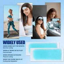 40pcs/Pack Cooling Stickers, Comfortable And Durable, Excellent Adhesion, Ideal Cooling Choice For Home And Travel, Individually Packaged Design, Suitable For Cooling Stickers - A - View 9