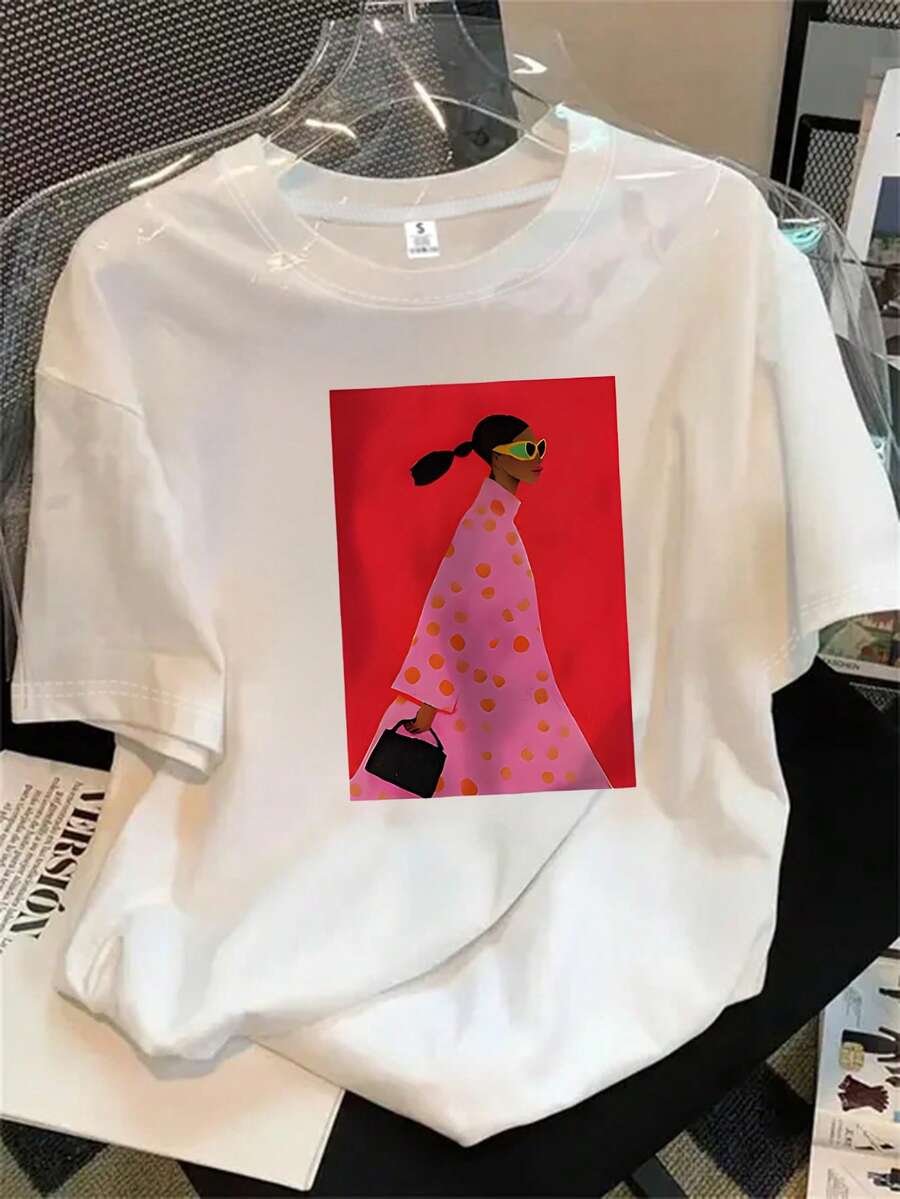 Halloween Graphic T-Shirt - White - View 1