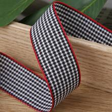 Plaid Striped Ribbon DIY Material Bow Gift Box Packaging Straw Hat Headband Checks Multi-Color Ribbon - Multicolor - View 29