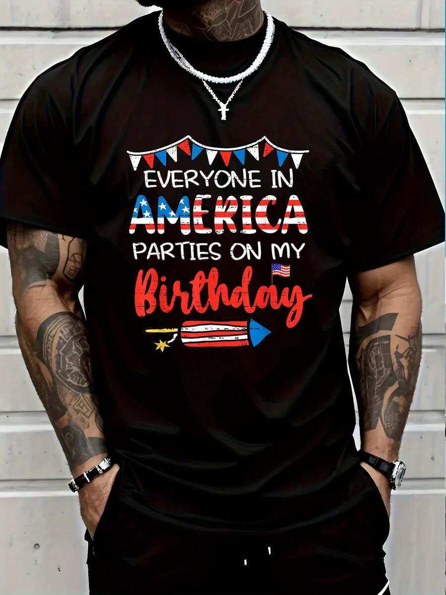 100% Cotton Vintage 4th Of July Legends Are Born In July Men Women T-Shirt Casual Short Sleeve Shirt Women's Men Graphic Tee - 黑色10 - 查看 1