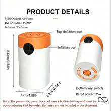 RAF Electric Vacuum Pump With Suction & Inflation Dual‑Function, Portable Design For Spring & Summer Clothes Vacuum Storage, Ideal For Home Clothing Organization And Outdoor Camping, Requires 6 AA Batteries, Autumn‑Winter Discounts - White - View 12