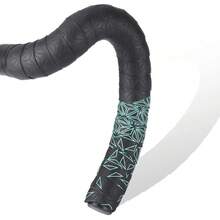 Cinta antideslizante para manillar de bicicleta de carretera, cinta de barra de mango de absorción de impacto de PU con tapones de extremo de barra para raqueta de bicicleta, herramientas de ciclismo, 2 uds. - Rojo - Ver 11